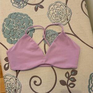 Pink LSKD sports bra